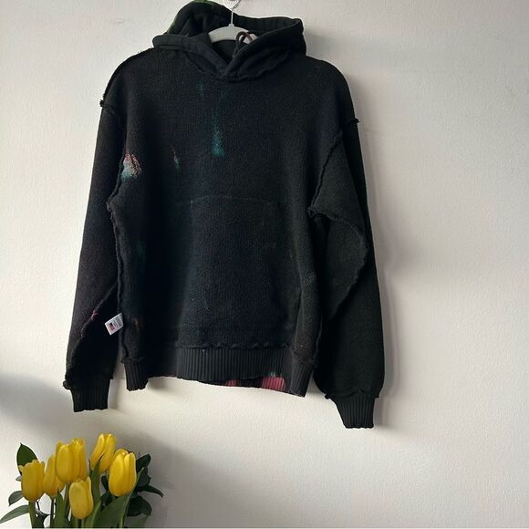 COTTON CITIZEN Oversized Brooklyn Tie-Dye Hoodie Black - Picture 7 of 13